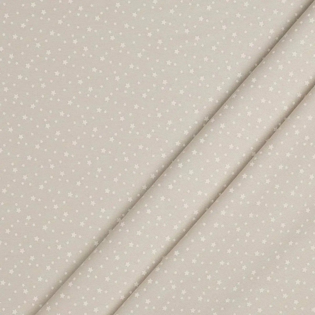 Piquet Cotone Stelle Sparse Rosa Celeste Grigio
