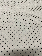 Piquet Pois Bianco Blu Scuro