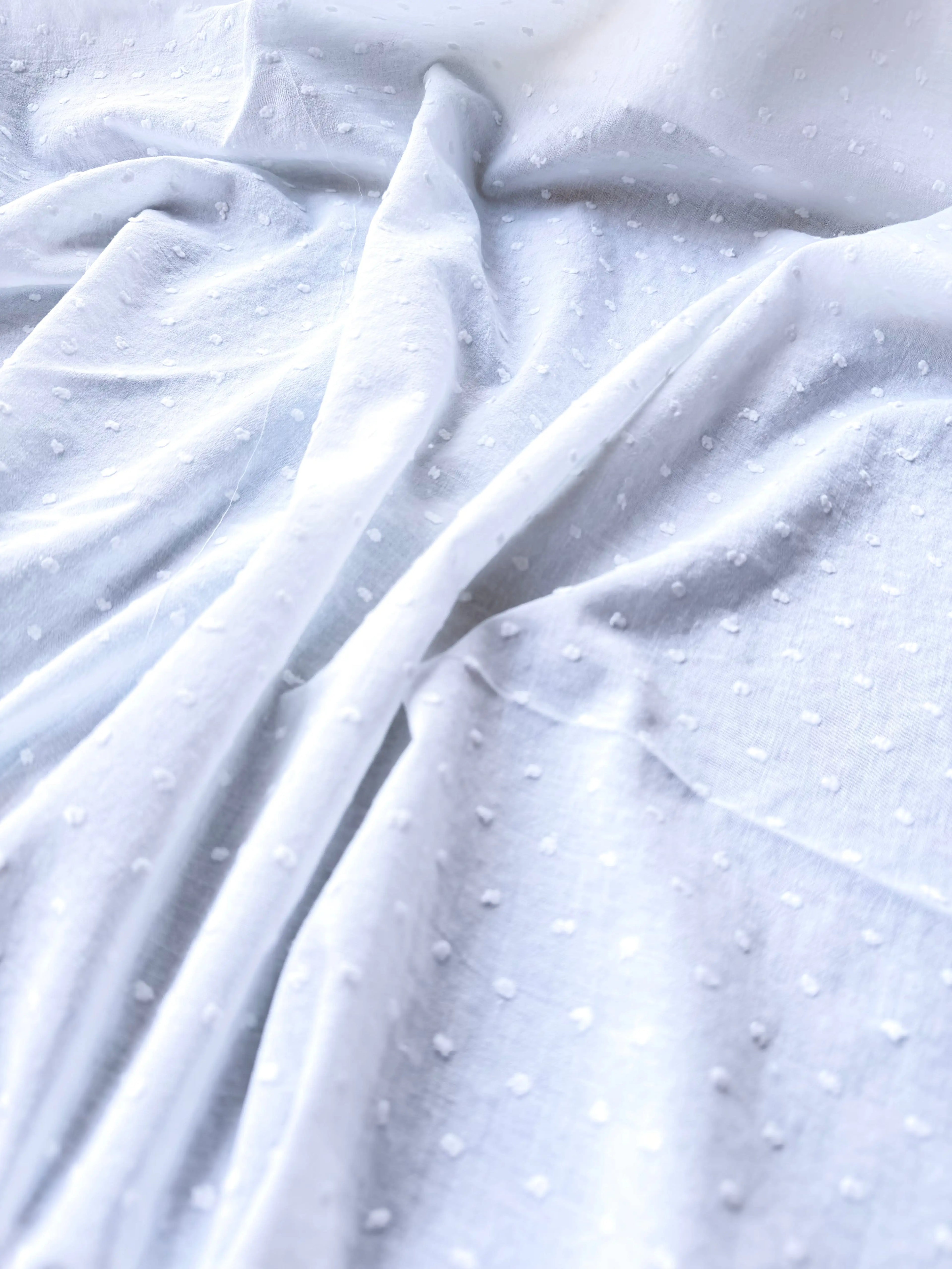 Plumetis Cotone Bianco