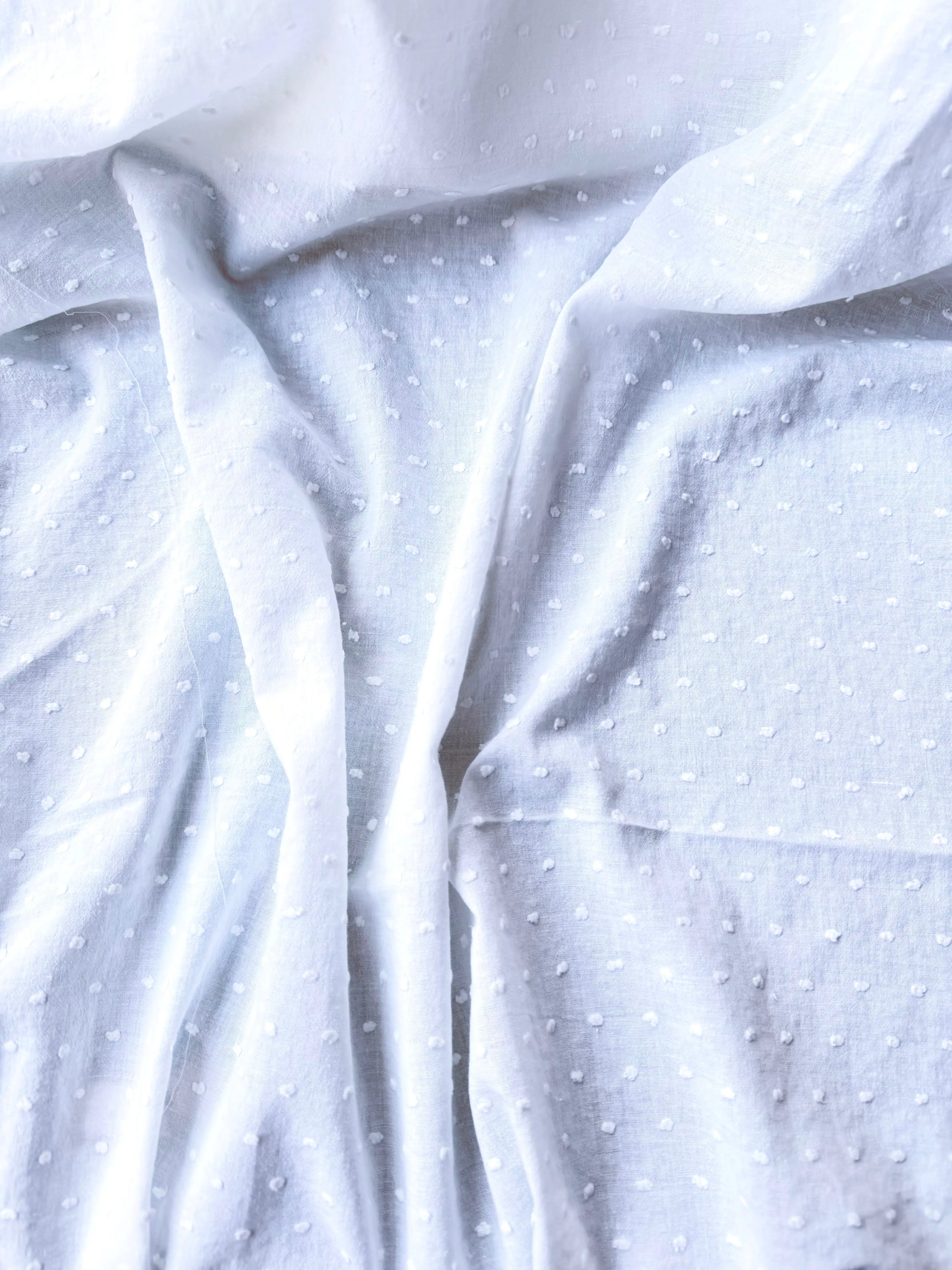 Plumetis Cotone Bianco