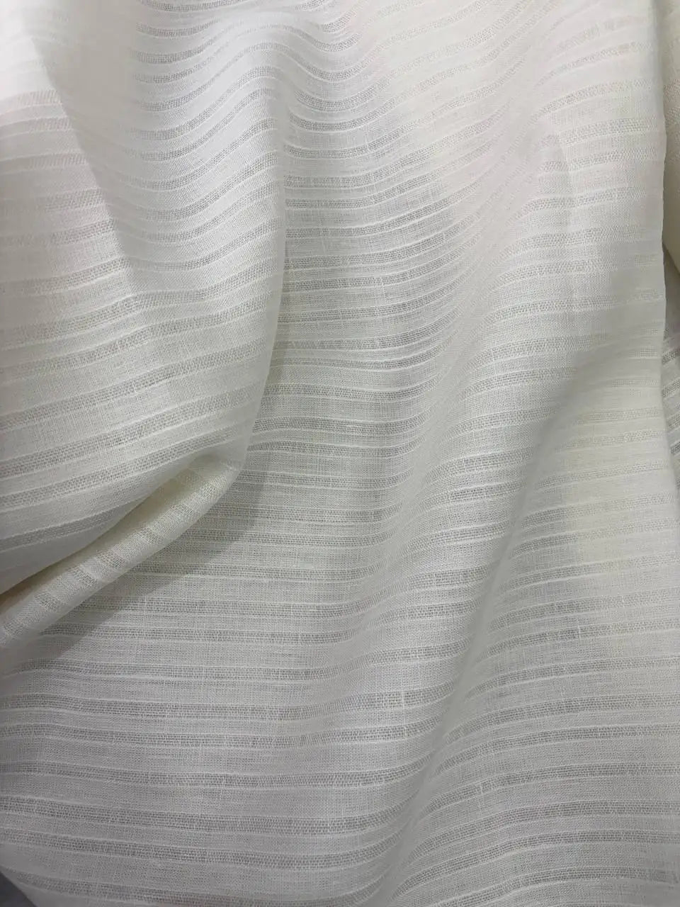 Puro Lino Bianco Seta Traforato