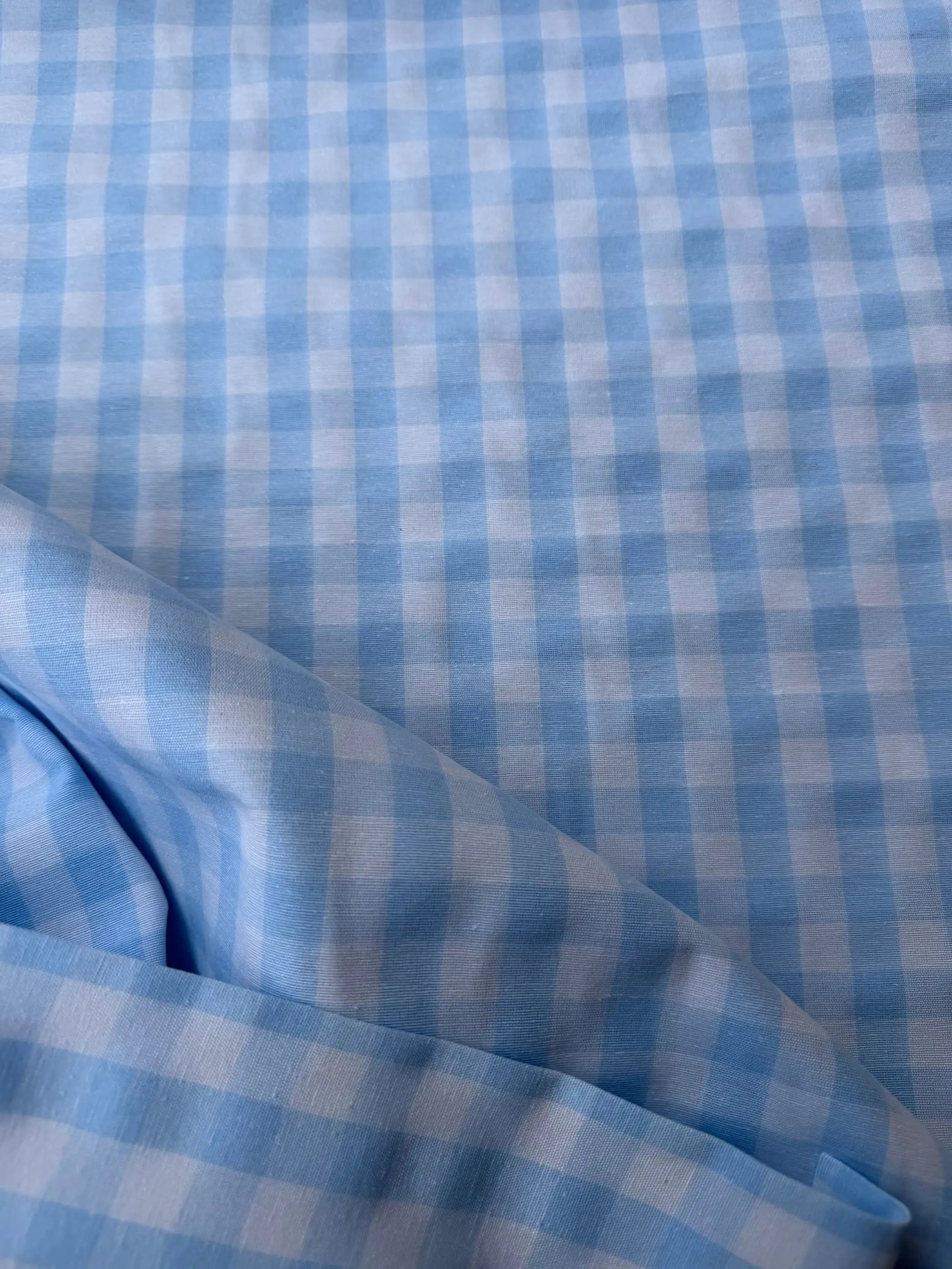 Quadro Cotone Tinto in Filo 0,5 m / Celeste Country