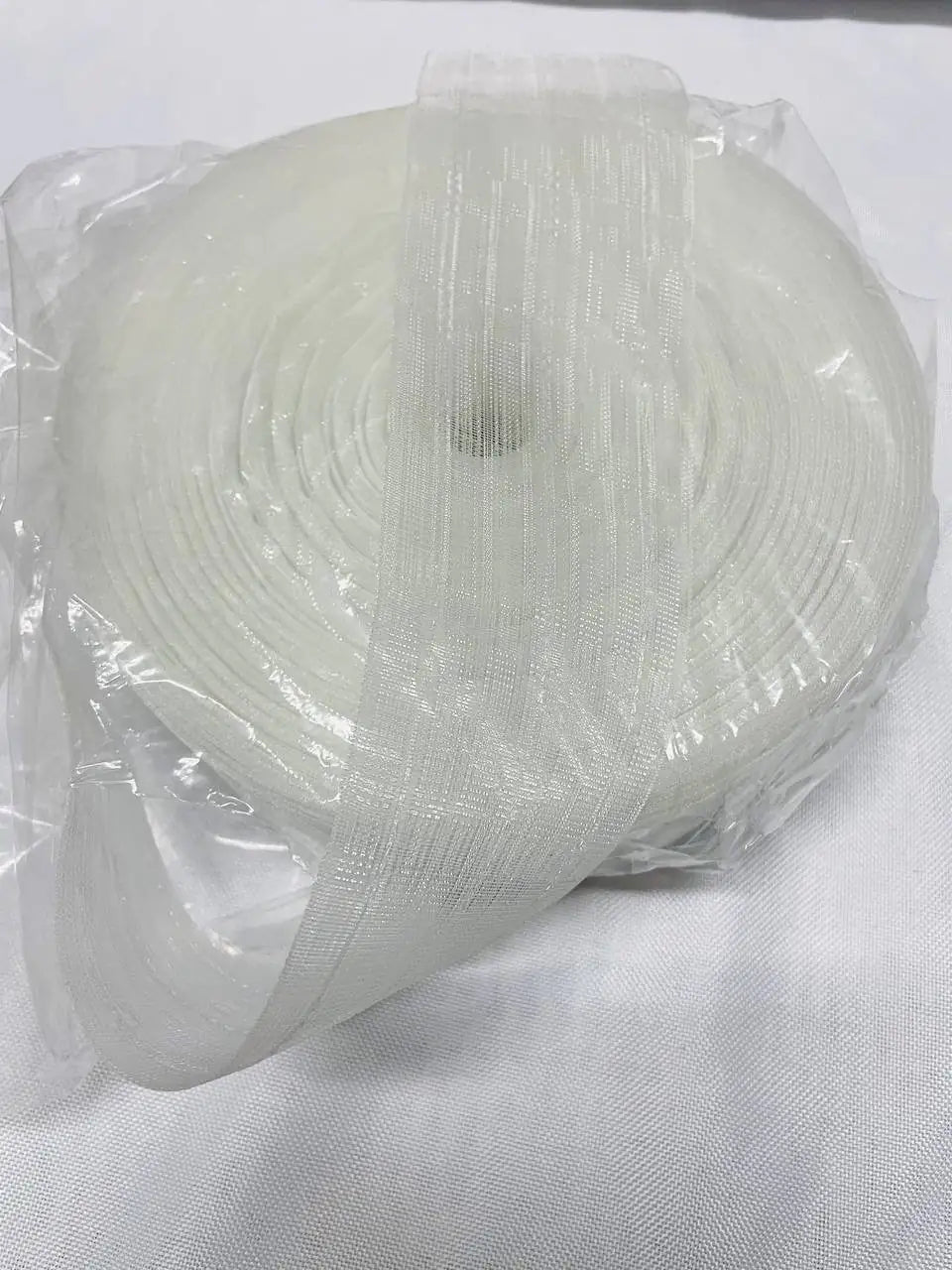 ROTOLO ARRICCIATENDA TRASPARENTE 100 METRI  FASCIA MULTITASCA 8 CM