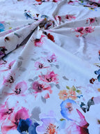 Rasatello Cotone Floreale Imperial