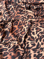 Satin Animalier leopardo maculato  SOTTOPREZZO