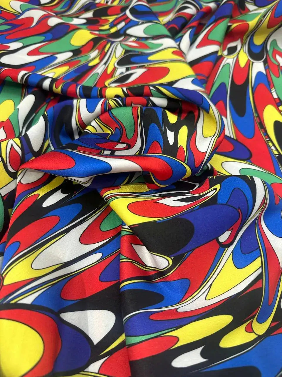 Satin Astratto Stile Pucci 3,00X1,50