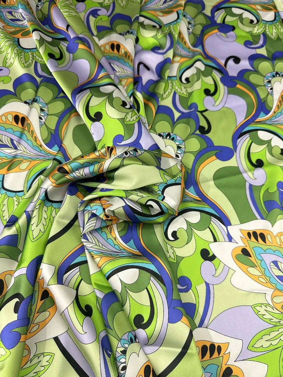 Satin Persian Abstract  3,00x1,50 Verde