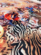 Satin Rinascimentale Balza Animalier 3,00x1,50