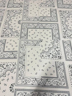 Scampolo Bandana Black White 3,50x150