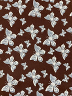 Scampolo Cotone LONETA Farfalle 270X280