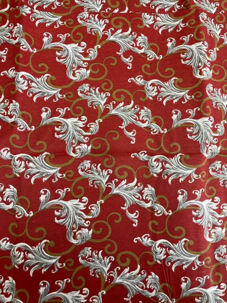 Scampolo Tessuto Cotone LONETA Barocco Maculato 260X280
