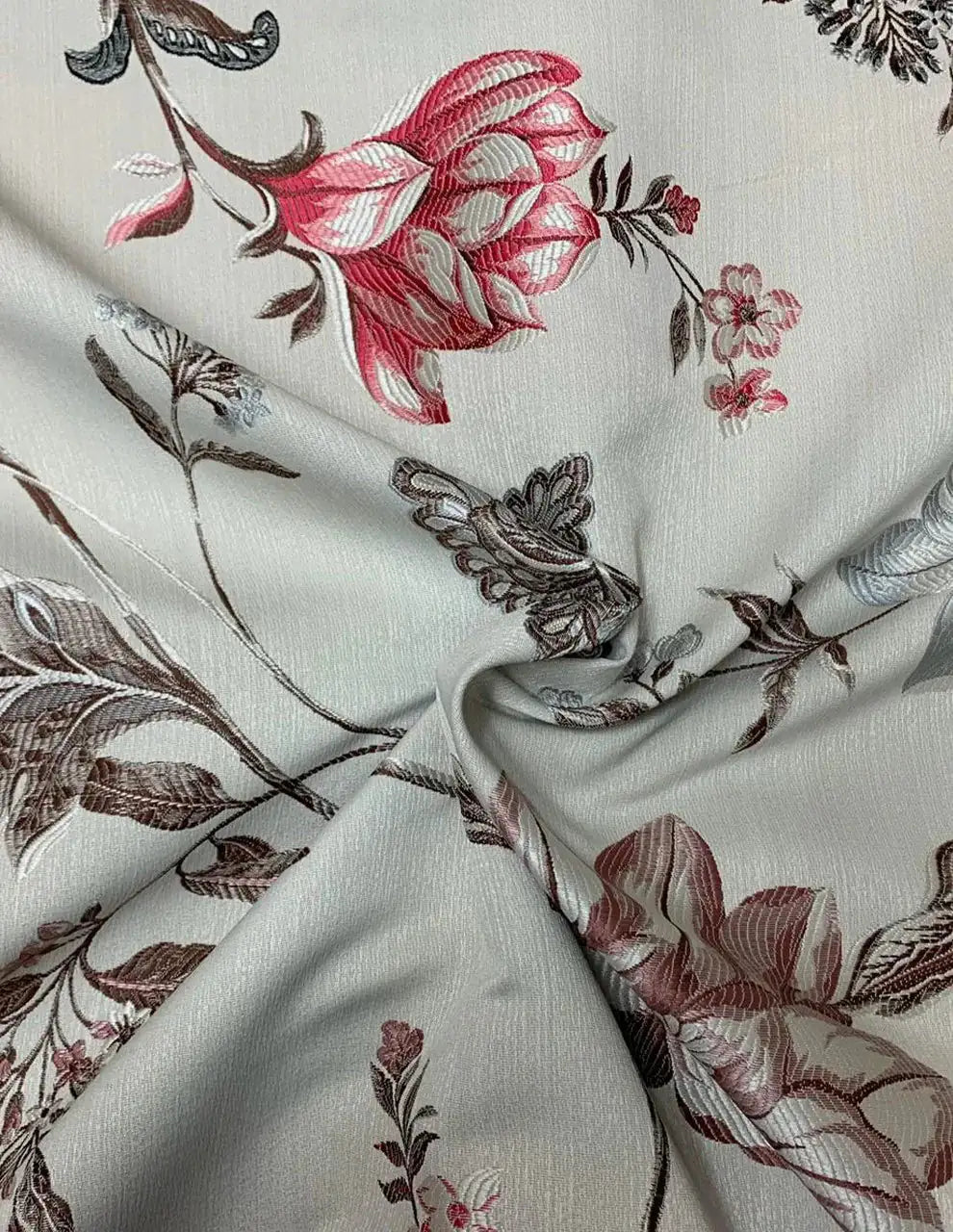 Tappezzeria Damascata Jacquard Poesia Floreale 280H