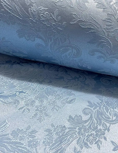Tappezzeria Damascato Jacquard Celeste 280H
