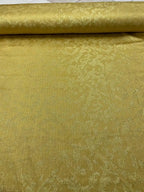 Tappezzeria Jacquard Damascato Polvere Di Stelle LUREX A Metraggio / ORO