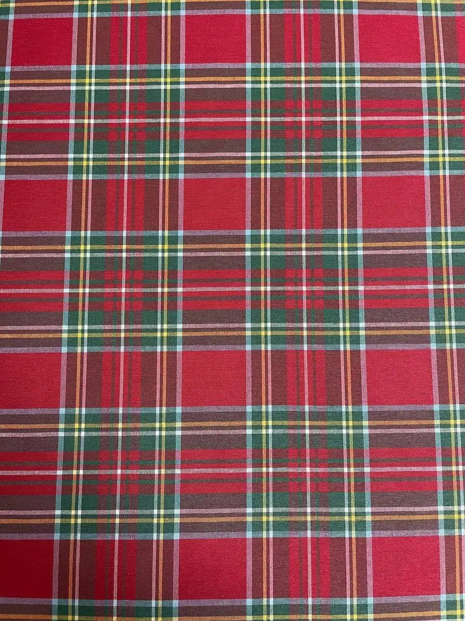 Tartan Cotone Tinto In Filo Quadro Grande 140 offerta