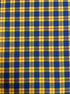 Tartan Scozzese Lanetta Quadretto Giallo e Blu