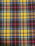 Tartan Scozzese Lanetta Quadro Giallo