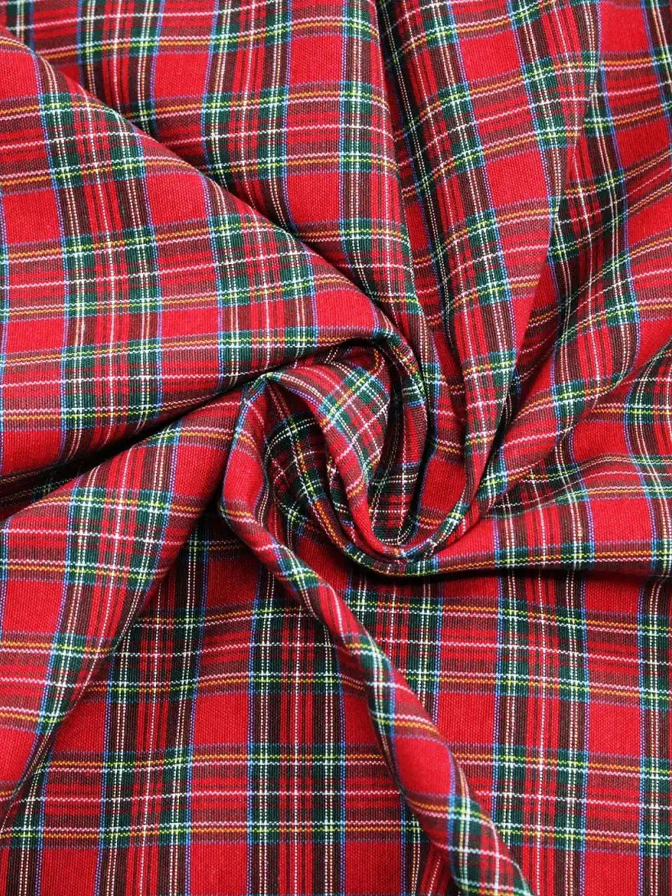 Tartan scozzese cotone tinto in filo quadro piccolo 280 OFFERTA