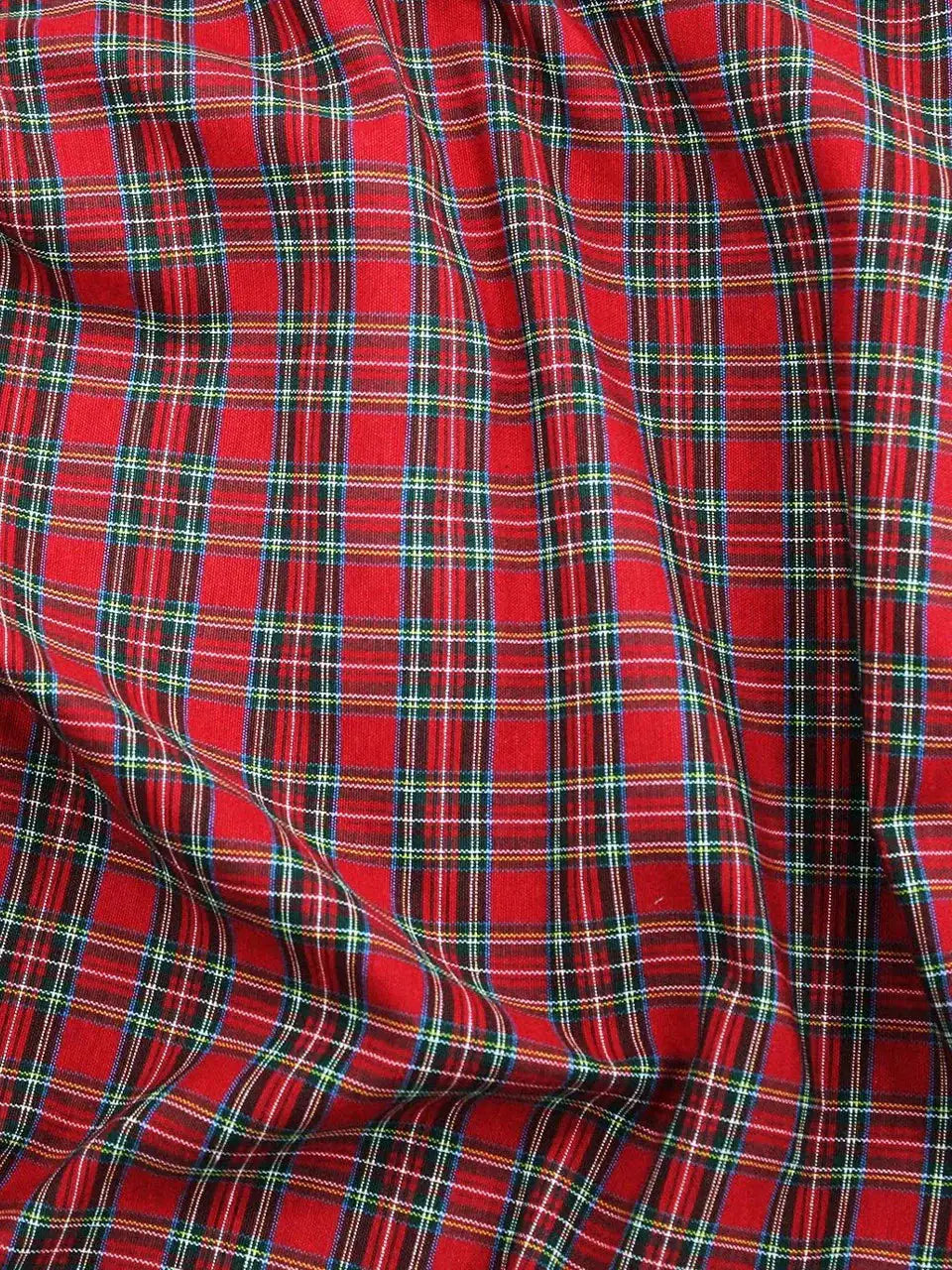 Tartan scozzese cotone tinto in filo quadro piccolo 280 OFFERTA