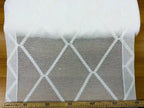 Tendina Geometrica Rombi Bianco