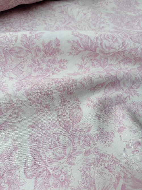 Tessuto Cotone Arredo Tela de Jouy