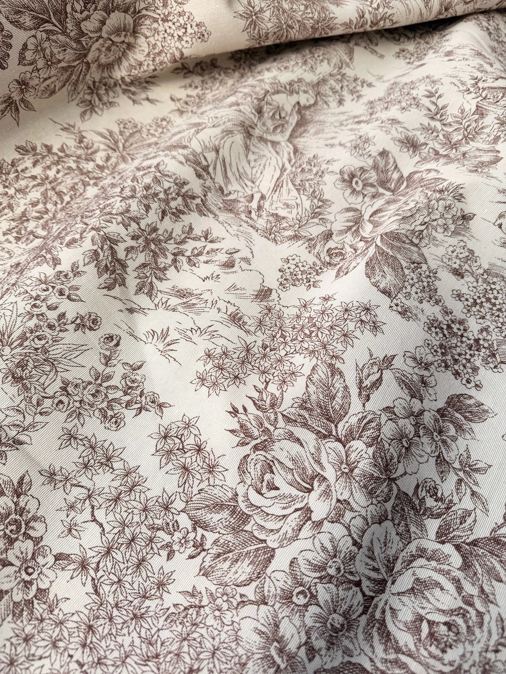 Tessuto Cotone Arredo Tela de Jouy