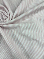 Tessuto Cotone Clo Clo Rigato Rosa