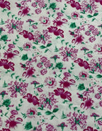 Tessuto Cotone Floreale Rosa 150H