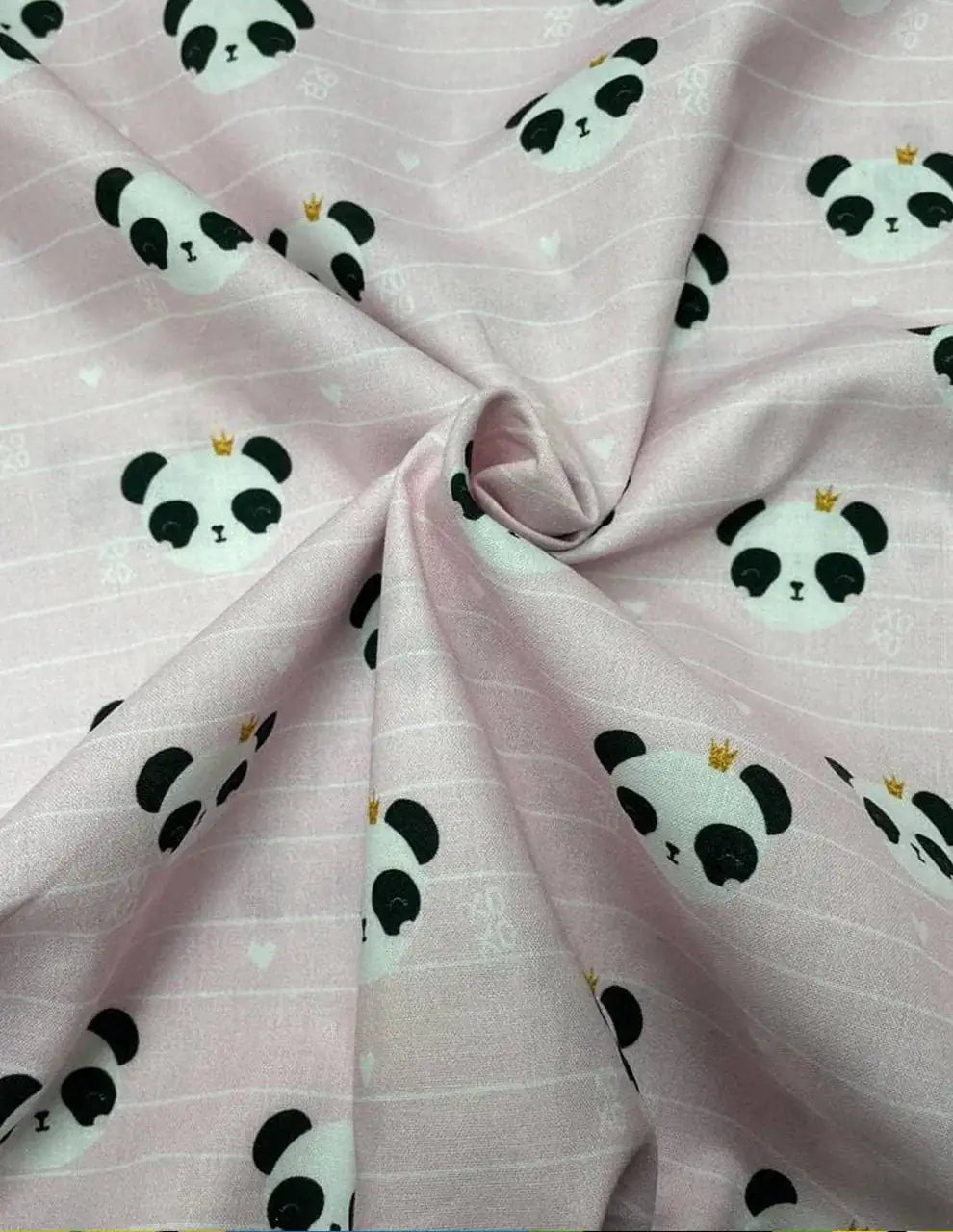 Tessuto Cotone Koala Rosa 150H