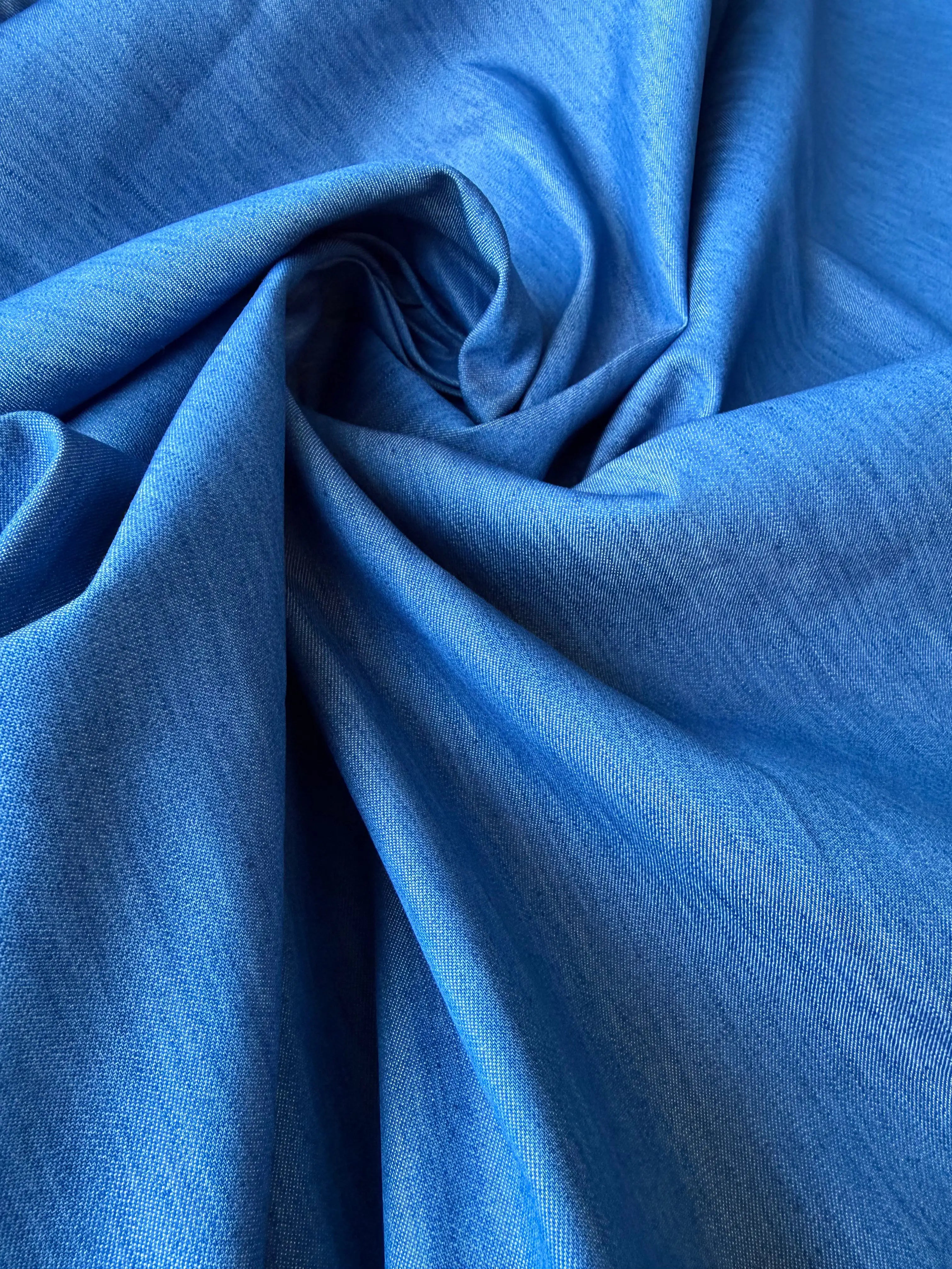 Tessuto Jeans Cambrè Chambray Leggero