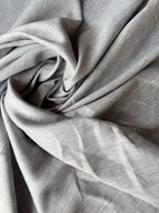 Tessuto Jeans Chambray Grigio
