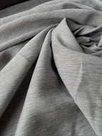 Tessuto Jeans Chambray Grigio