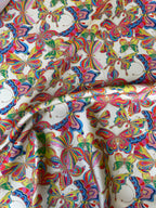 Tessuto MIKADO Farfalle Multicolor