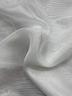 Tessuto Organza Tendaggio Bianco Velo