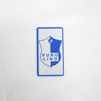 Tessuto Puro Lino 180 Bianco Ecru