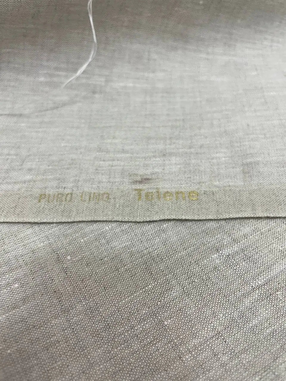 Tessuto Puro Lino 70 Color Naturale