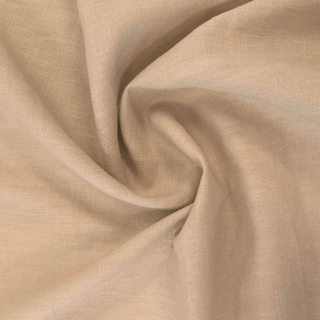 Tessuto Puro Lino Dante (sottoprezzo) 0,5 m / Beige