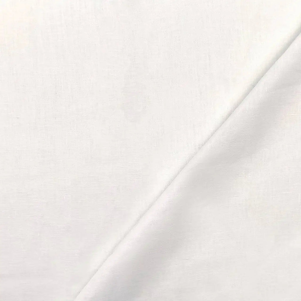 Tessuto Puro Lino Dante (sottoprezzo) 0,5 m / Bianco