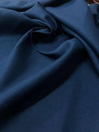 Tessuto Puro Lino Dante (sottoprezzo) 0,5 m / Blu Medio