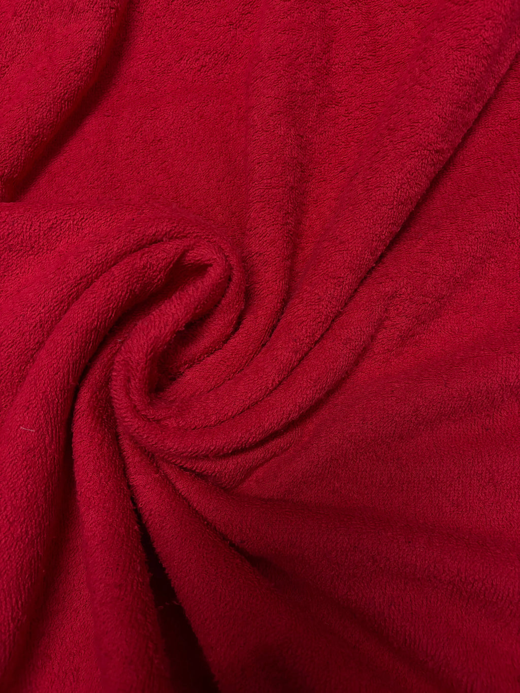 Tessuto Spugna Cotone 150H 0,5 m / ROSSO