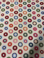 Tessuto Tappezzeria Gobelin Geometrico Cerchi Pois