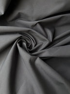 Tessuto Tappezzeria Panama Tinto in Filo 280cm 0,5 m / Grigio Medio