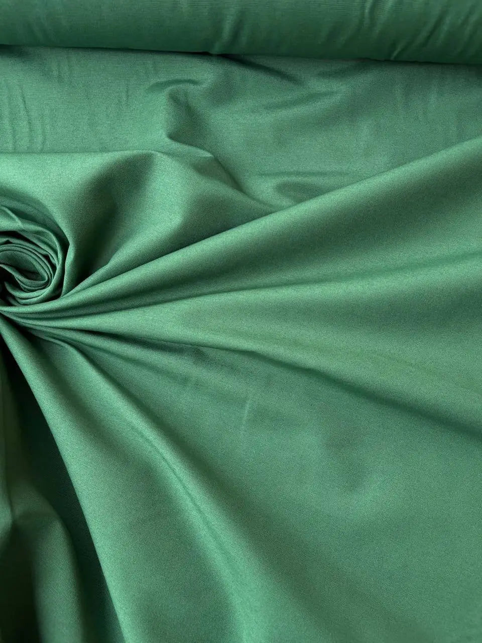 Tessuto Tappezzeria Panama Tinto in Filo 280cm 0,5 m / Verde Medio