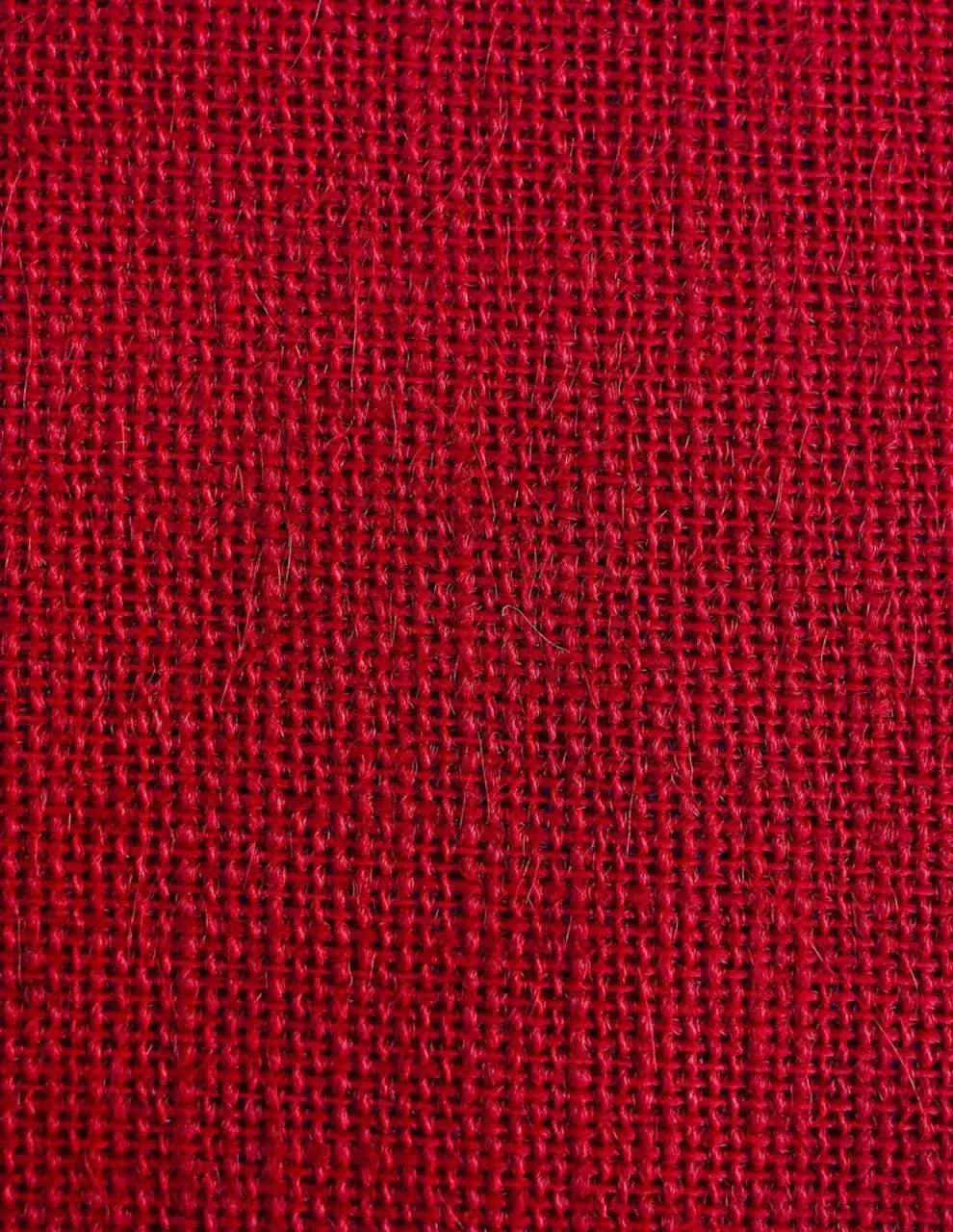 Tessuto Tela Juta 3 Naturale Rosso / 0,5 m