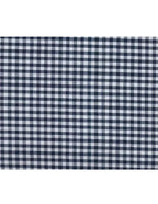 Tessuto Zephir Quadrettini Cotone 3x3 mm 0,5 m / Blu Scuro