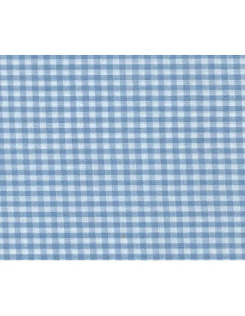 Tessuto Zephir Quadrettini Cotone 3x3 mm