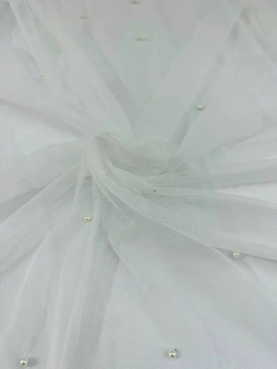 Tullè Bianco Perline
