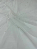 Tullè Bianco Perline