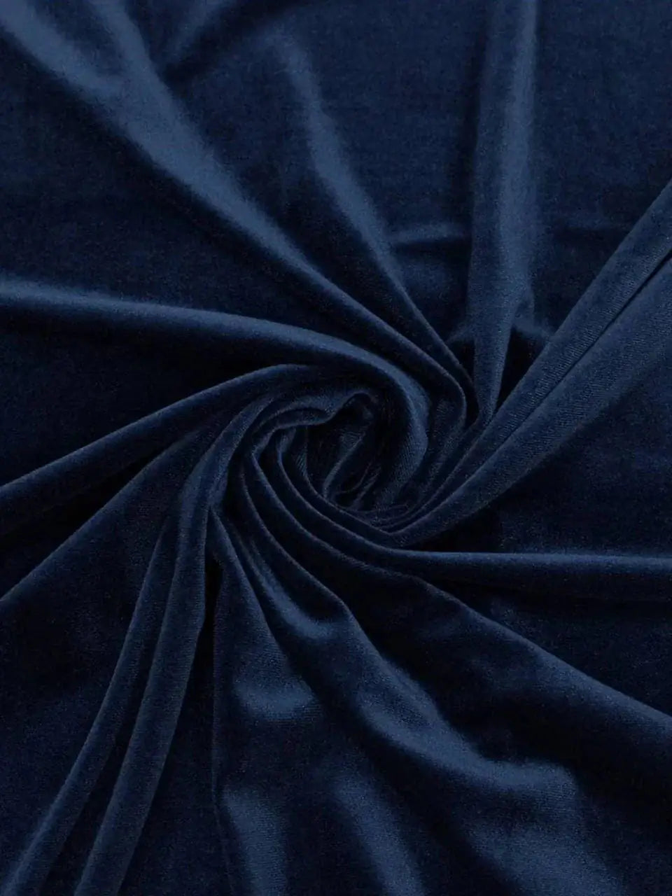 Velluto Elastico Morbido Blu / 0,5 m