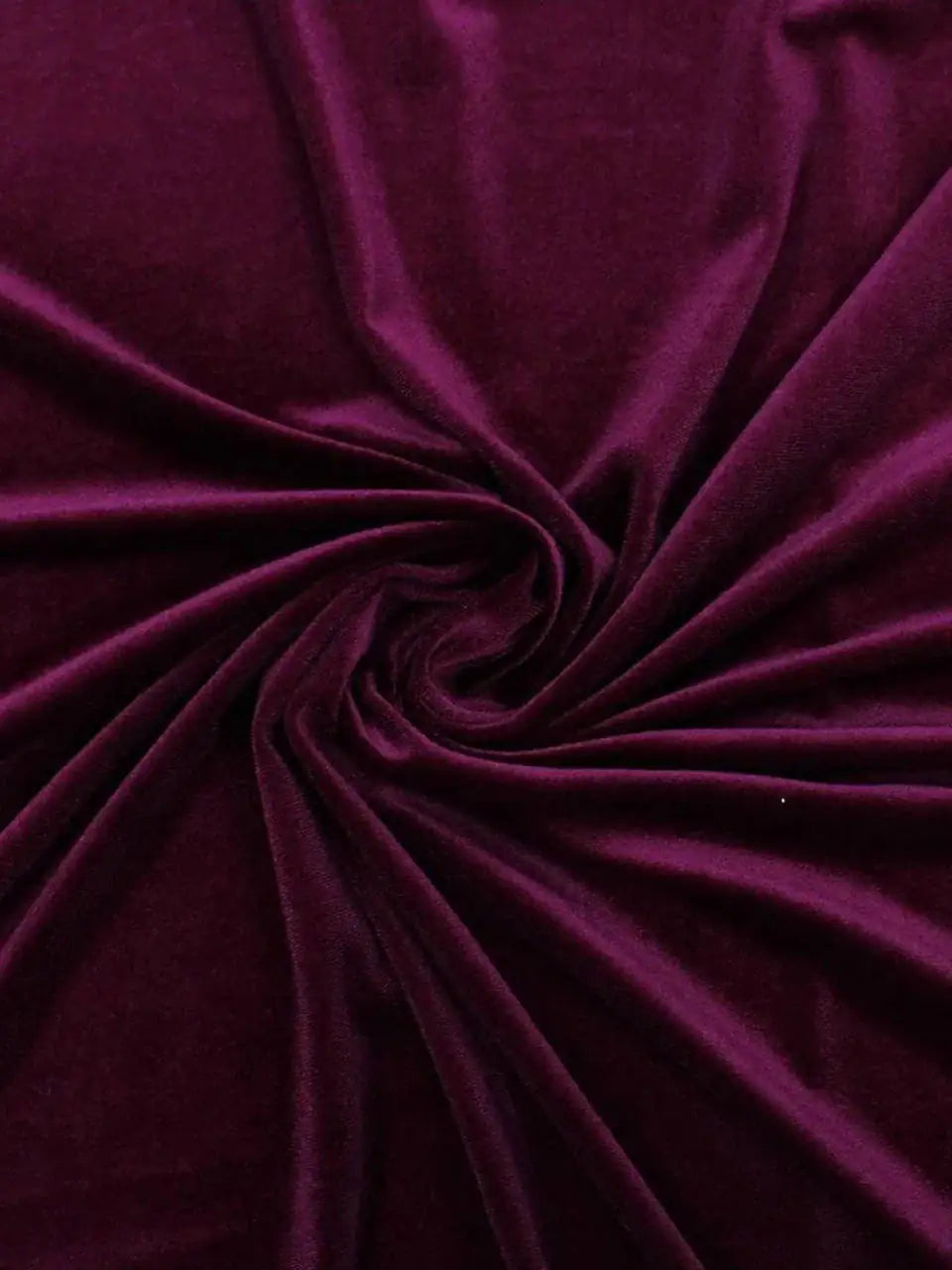 Velluto Elastico Morbido Bordeaux Vinaccio / 0,5 m